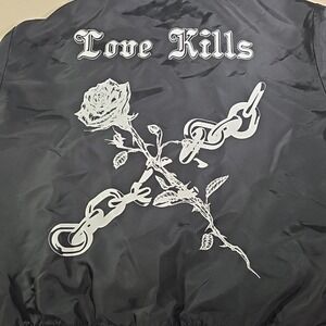 Fashion Nova men love kills jacket Black‎ XL